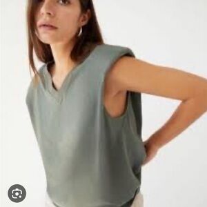 Babaton Shoulder Pad Shirt
